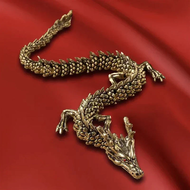 Kalsten | Mystic Scales 3D Brass Dragon Home Decor