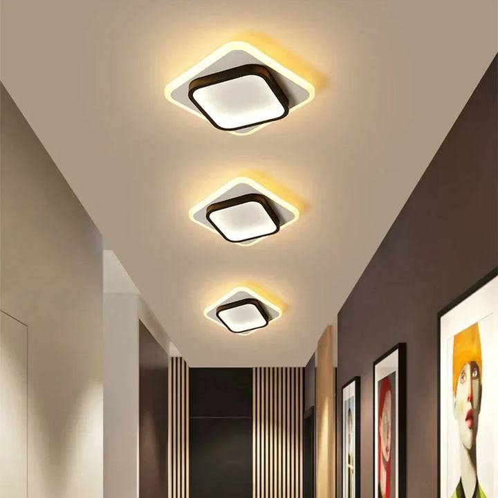 Modern LED Aisle Ceiling Light Chandelier - Indoor Lighting Fixture for Corridor, Stairs, Foyer, Balcony, Bedroom, Bathroom | Kalsten