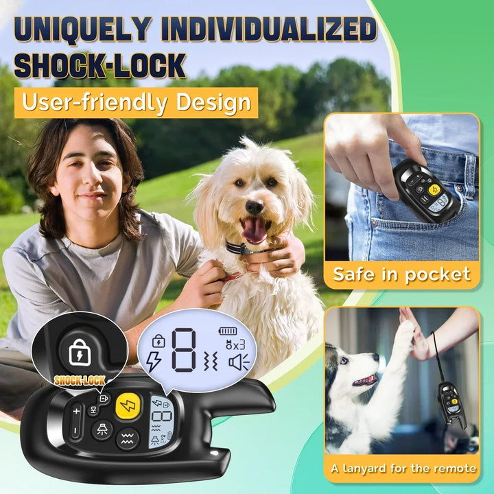 Remote Dog Training Collar – Sound & Vibration