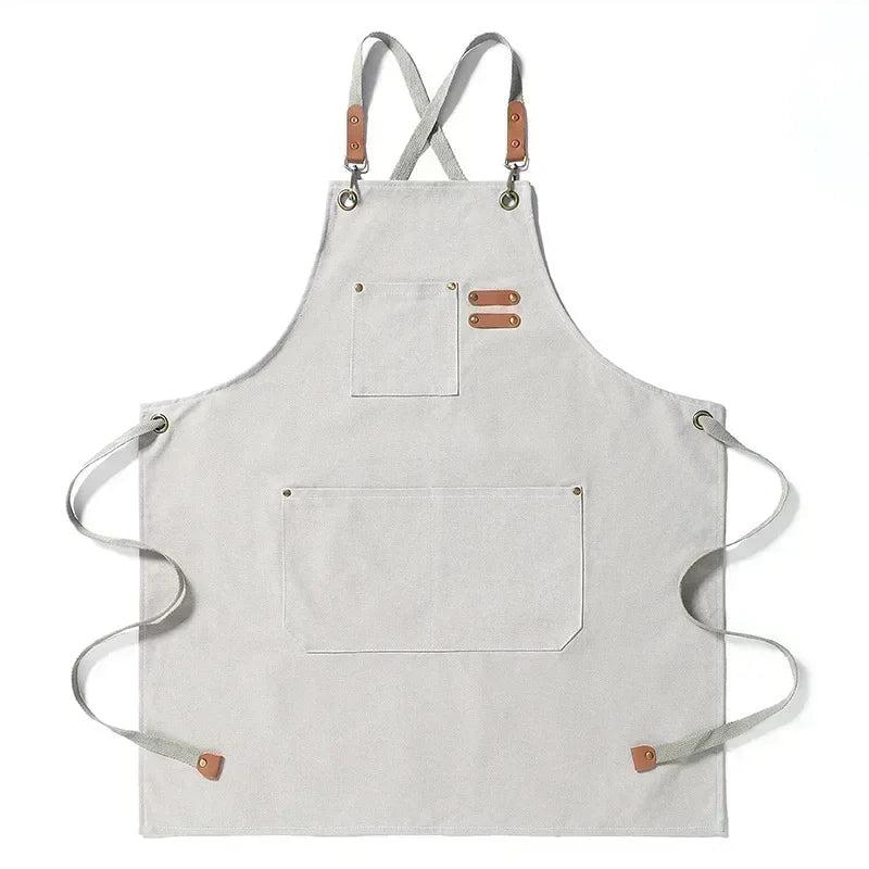 Canvas apron with pockets, adjustable, Unisex | Kalsten