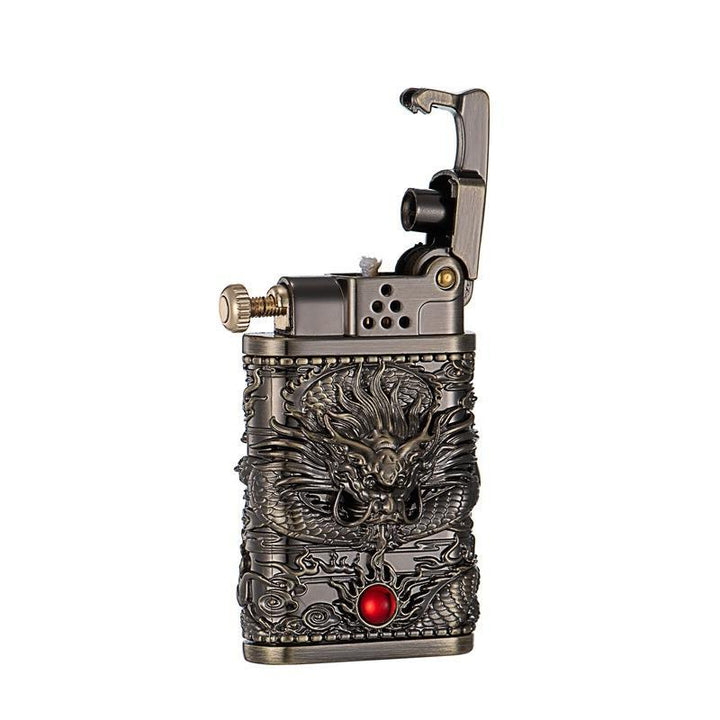 Dragon Wings Brass Kerosene Lighter | Kalsten