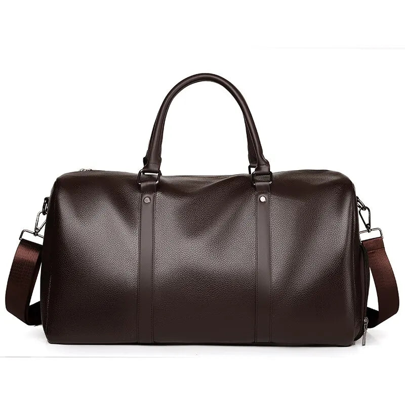 Kalsten | Travel bag Ravemo Roadster | Retro sports bag made of waterproof PU | 44×33×21 cm | For short trips, training & motorcycling