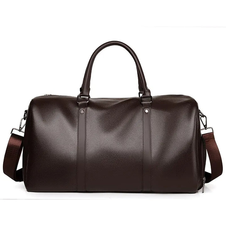 Kalsten | Travel bag Ravemo Roadster | Retro sports bag made of waterproof PU | 44×33×21 cm | For short trips, training & motorcycling