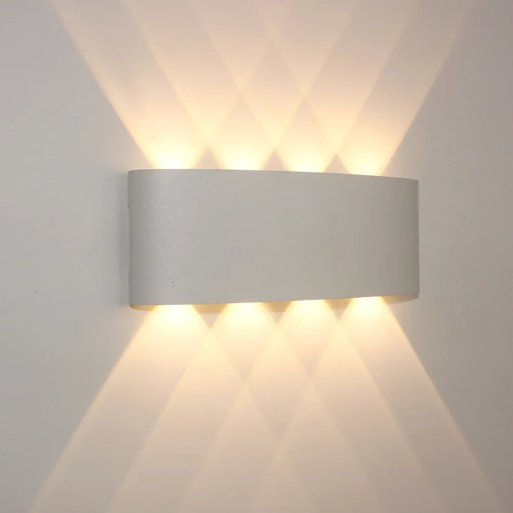 Body Motion Sensor Wall Light Waterproof Outdoor LED Wall Sconce Up Down Glowing Lamps Garden Yard Induction Corridor Wall Lamp | Kalsten
