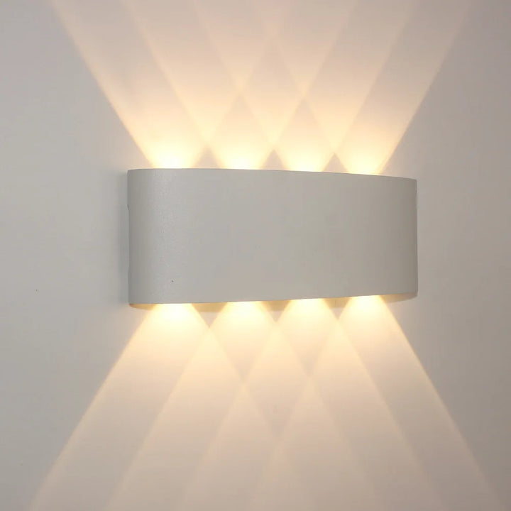 Body Motion Sensor Wall Light Waterproof Outdoor LED Wall Sconce Up Down Glowing Lamps Garden Yard Induction Corridor Wall Lamp | Kalsten