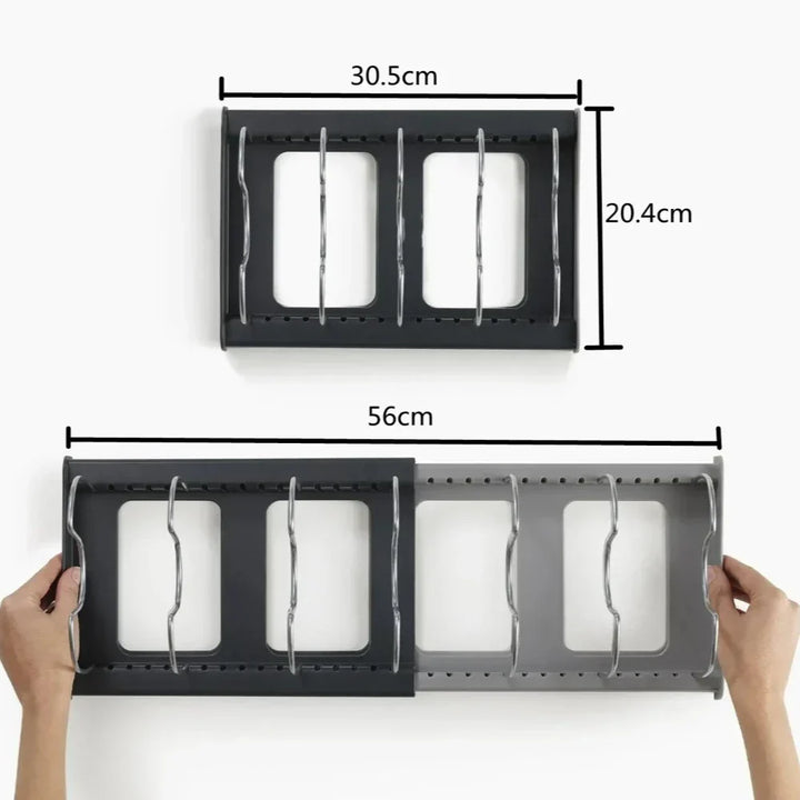 Retractable pot lid holder & pan organizer | Kalsten