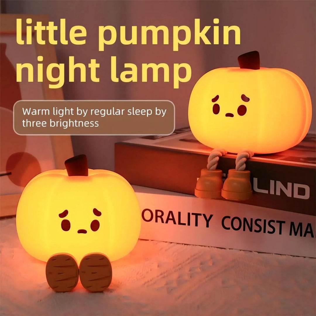Sad Pumpkin Touch Sensor Lamp Decor | Kalsten