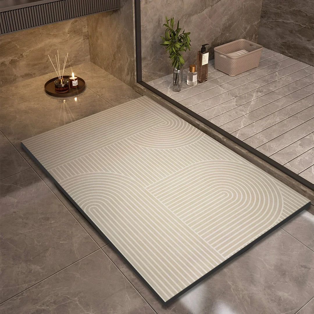 Kalsten | Superabsorbent Non-slip Bath Mat Quick-drying Shower Rug