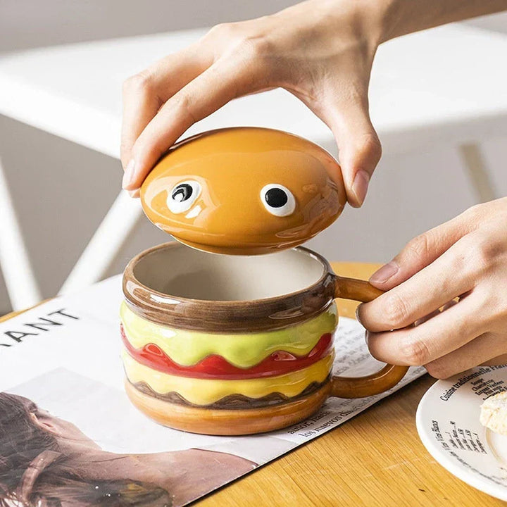 Kalsten | Yummy Hamburger-Shaped Ceramic Hamburger Mug