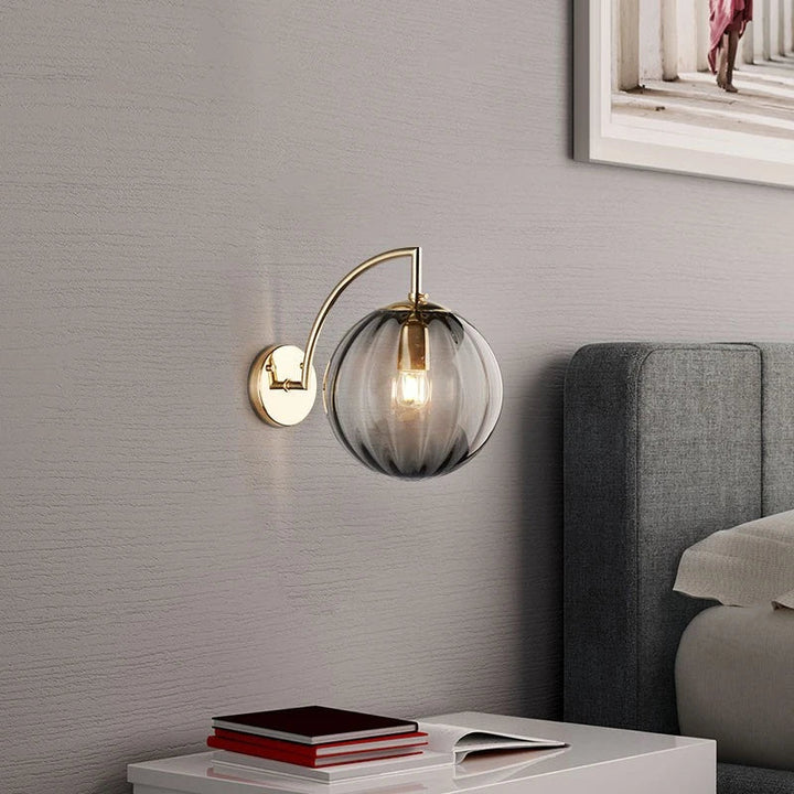 Modern LED Wall Lamp – Nordic Glass Ball Wall Sconce for Living Room, Bedroom, Bathroom, and Mirror Lighting | Kalsten