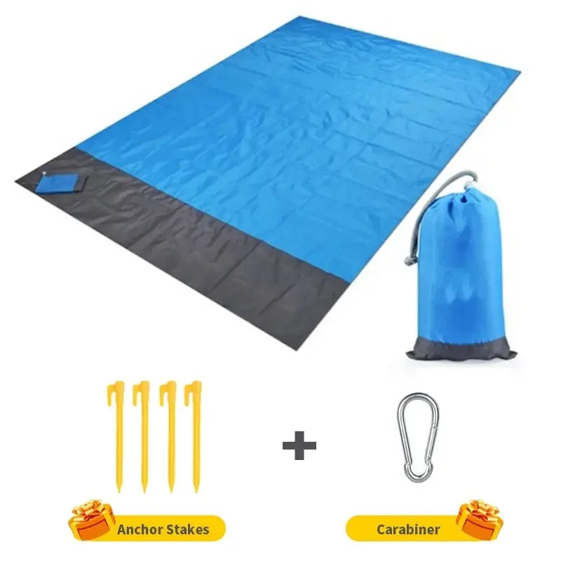 Kalsten | TerraLoom Beach Blanket | 210 x 200 cm | Sand-free & Waterproof | Ultra-light & Large