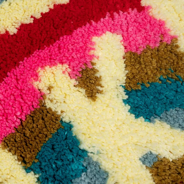 Kalsten | Colorful "Get Naked" Non-Slip Microfiber Bath Mat – Absorbent & Fun for Kids and Adults