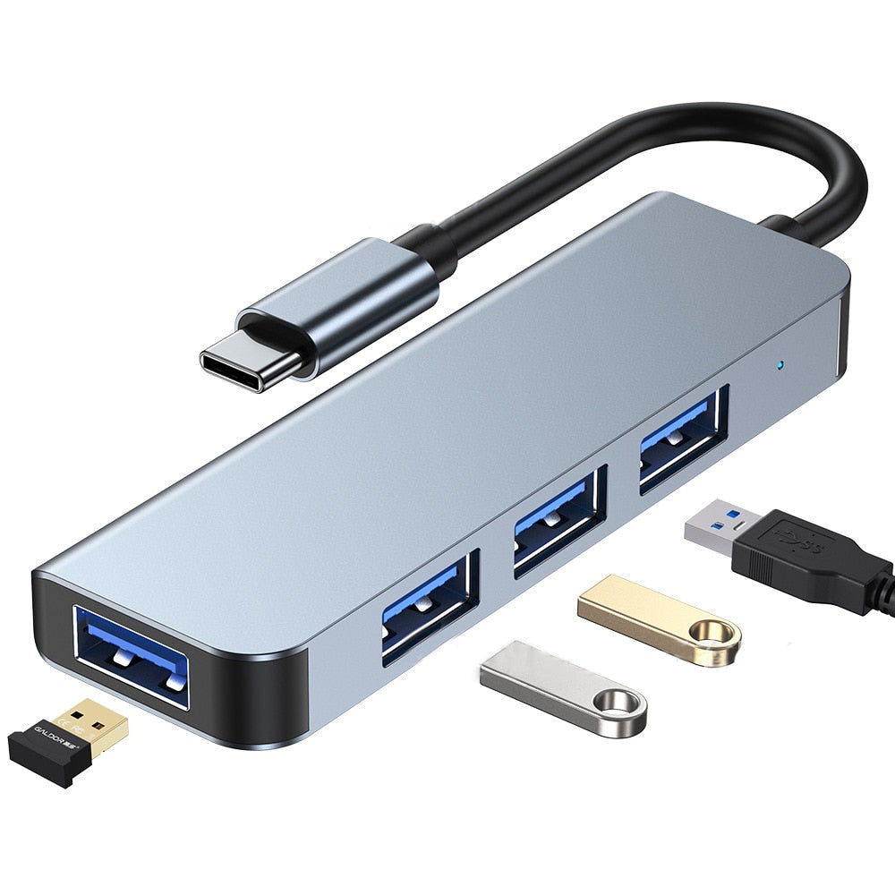 Brehn | Thunderbolt 3 USB-C Hub with HDMI, PD, SD/TF for MacBook Air M1 and iPad Pro