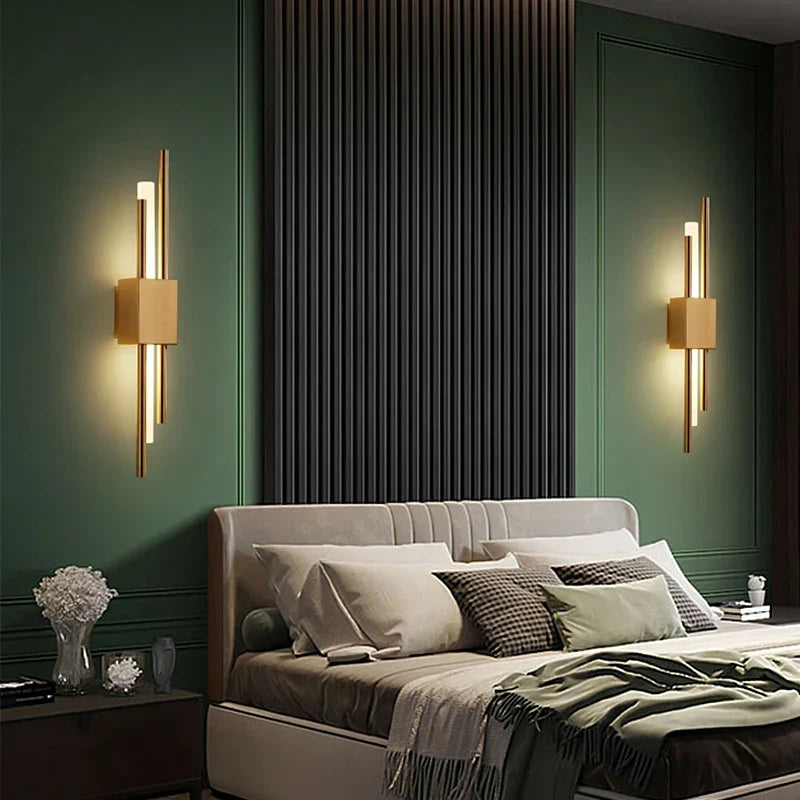 Nordic LED Wall Lamp – Contemporary Wall Sconce for Bedroom, Staircase, and Living Room | Kalsten