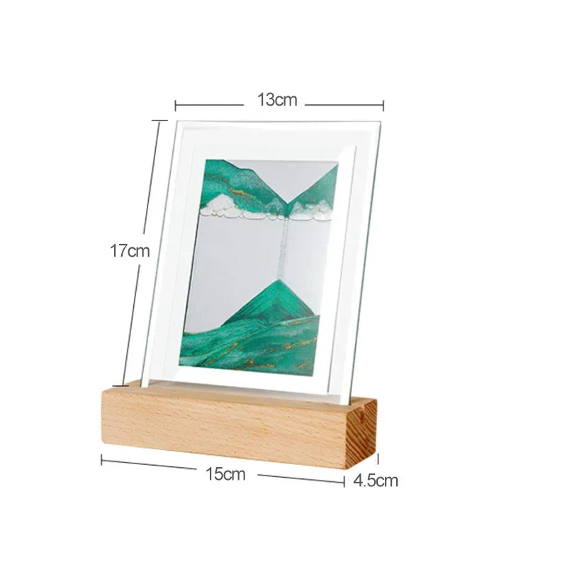 Sand Art LED Quicksand Artistic Table Lamp | Kalsten