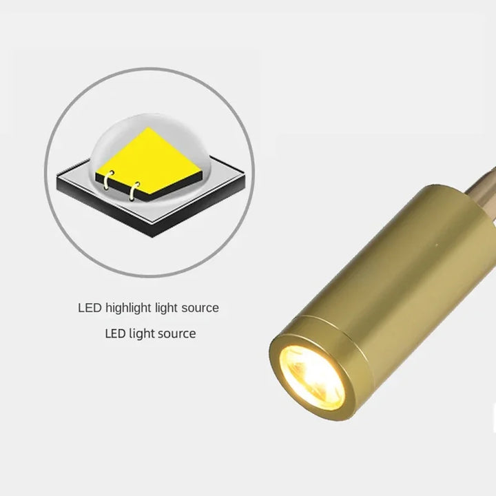 Versatile LED Wall Lamp: Modern, Flexible, Perfect for Reading in Bed | Kalsten