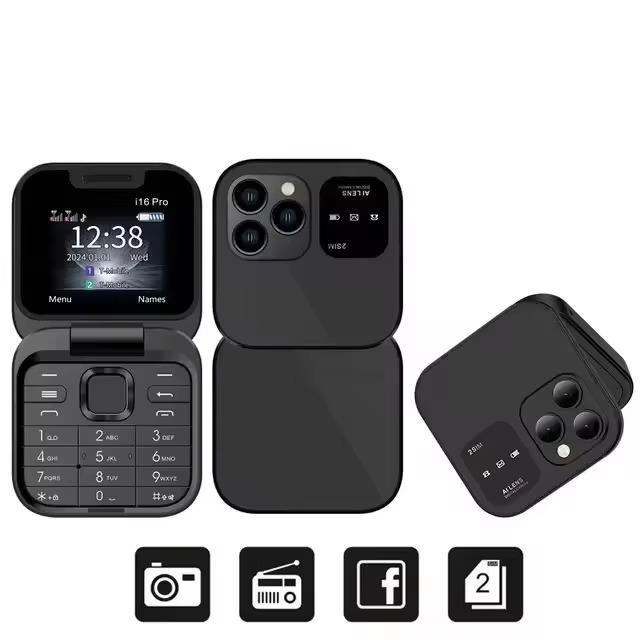 Kalsten | Large Screen High-Volume Flip Phone with Dual SIM and Long Standby