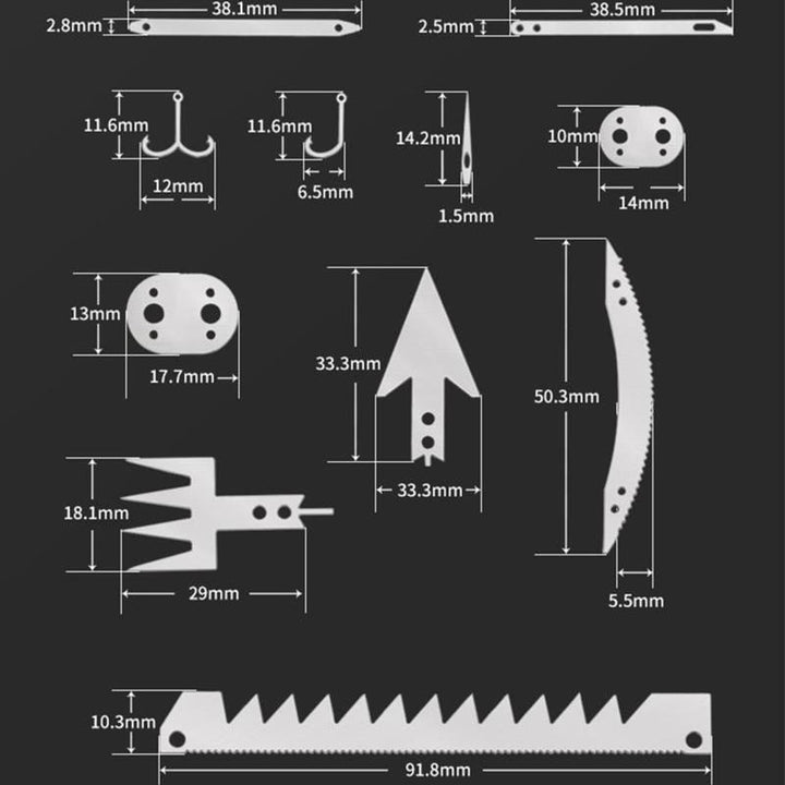 22in1 Stainless Steel Outdoor Survival Pocket Tool | Kalsten