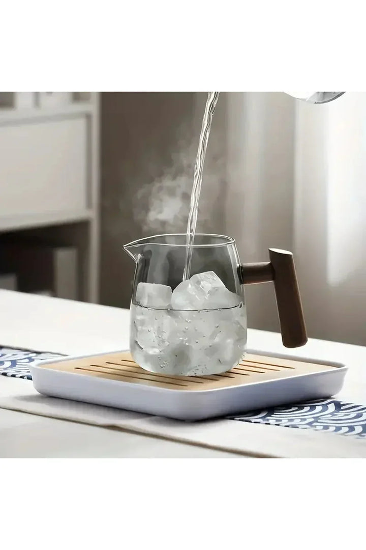 Kalsten | Wood Handle Glass Teapot