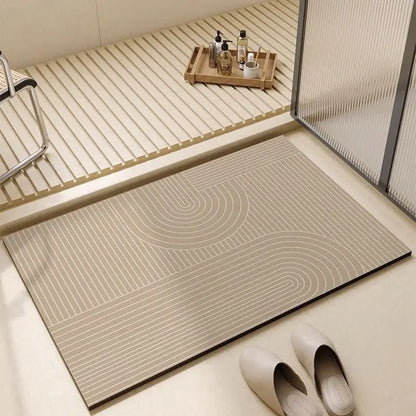 Kalsten | Non-slip Diatomite Bath Mat Kitchen Mat Door Mat Shower Mat