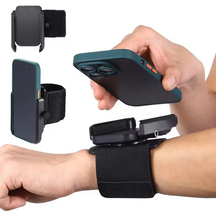 Kalsten | 360° Rotating Wrist Strap Phone Holder for Running and Cycling