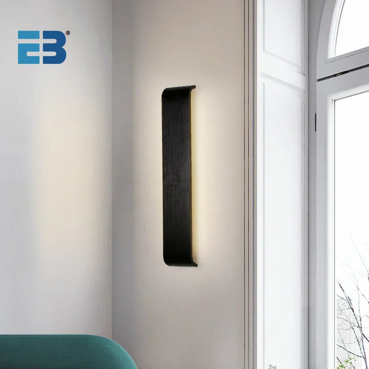Modern Wood LED Wall Lamp – Bedroom & Kitchen Lighting