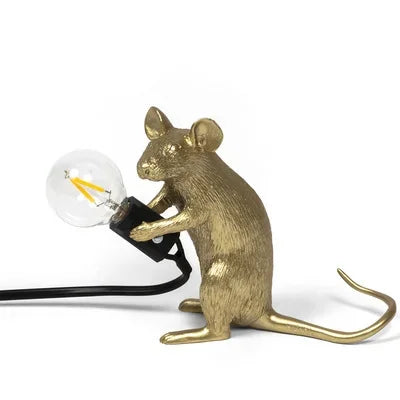 Modern USB Mouse Lamp LED Night Light – Creative Animal Shape Bedside Table Lamp for Home Decor, Bedroom, and Desktop Lighting | Kalsten