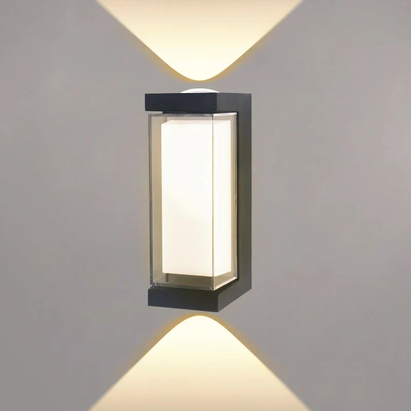 Modern LED Outdoor Wall Light – Waterproof Porch and Balcony Wall Lamp for Home Garden, IP55 Rated | Kalsten