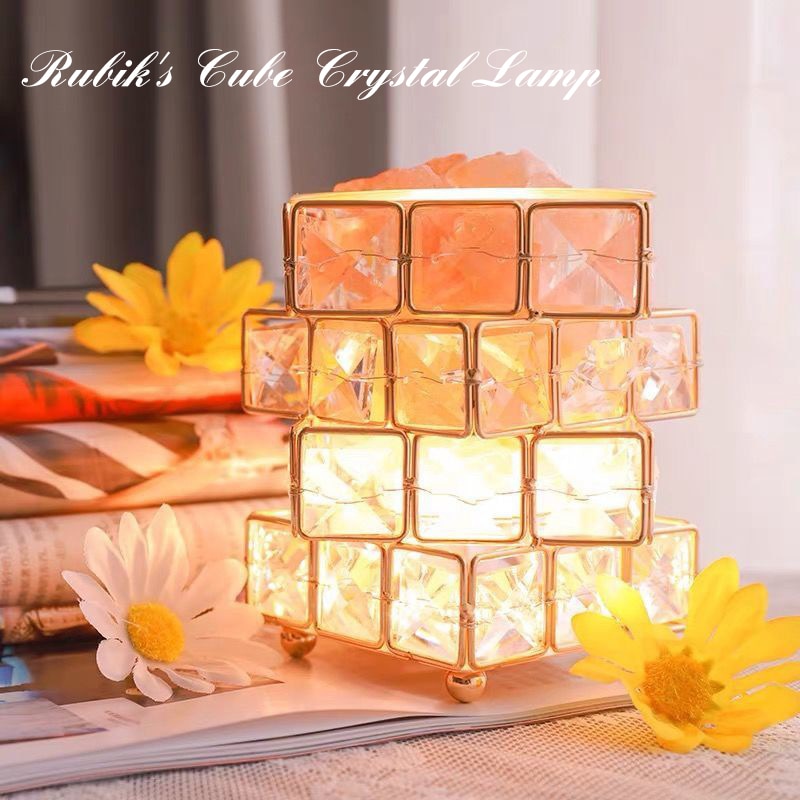 Crystal Room Mood Ambient Geo Shimmer Cube Light | Kalsten