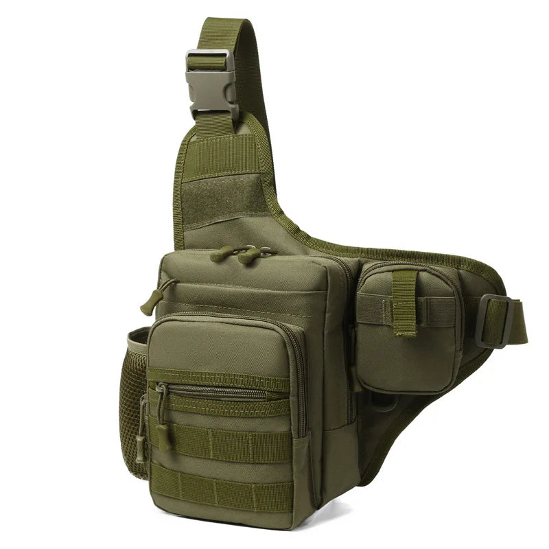 Multi-Pocket Crossbody Compact Hiking Chest Bag | Kalsten