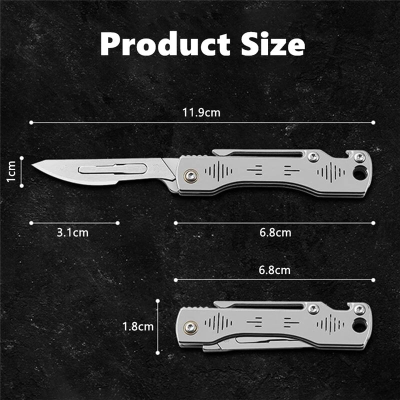 Stainless Steel Camping Master Folding Multifunctional Knife | Kalsten