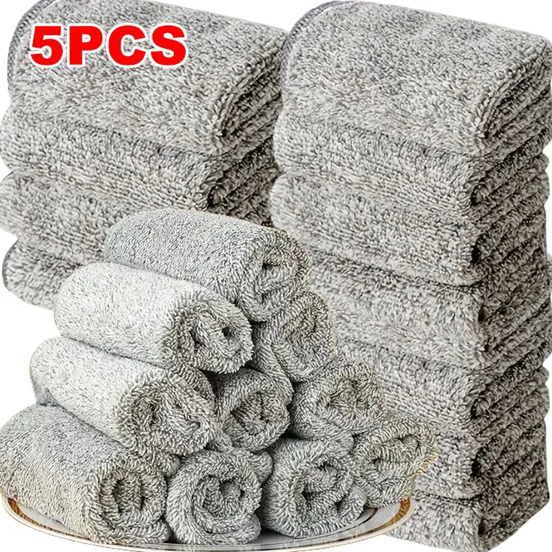 CleanPro 5 Piece Set Microfiber Cleaning Cloths | Kalsten
