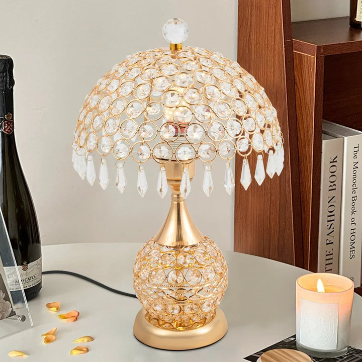Modern Crystal Luxury Decorative Nightstand Lamp | Kalsten