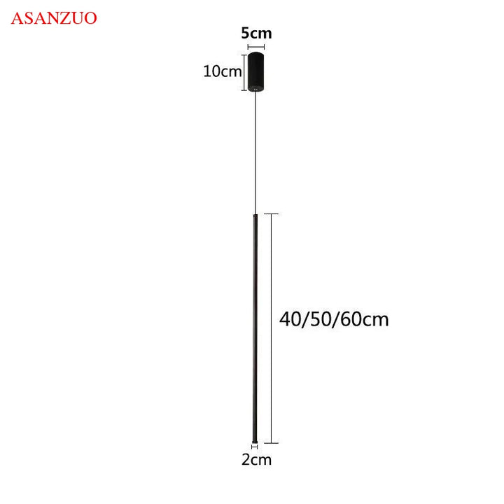 Bedroom Bedside Light LED Pendant Light: Contemporary Elegance for Your Space | Kalsten
