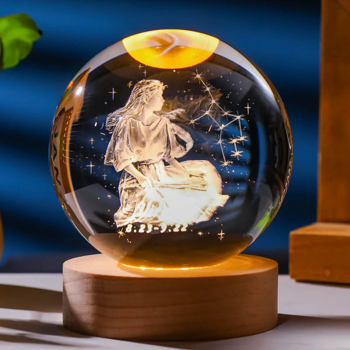 Constellation Crystal Ball Night Light | Kalsten