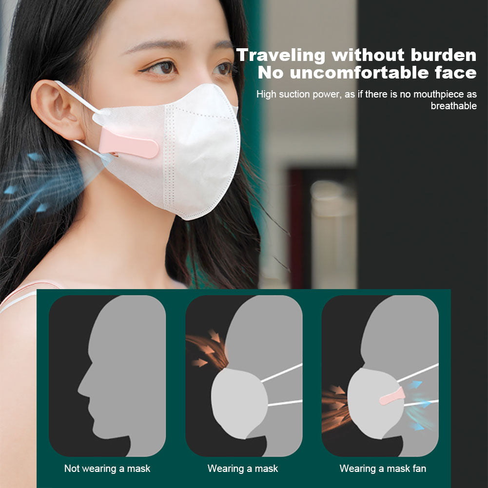 Wearable Clip-On Face Mask Fan | Kalsten