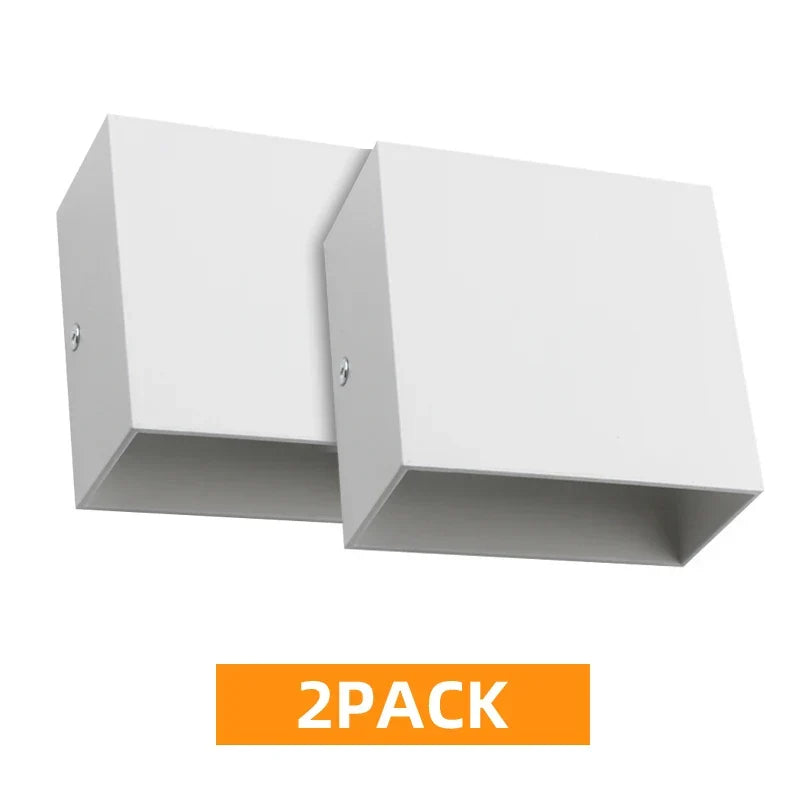 LED Wall Sconces 2-Pack 6W Modern Indoor Wall Lamp - Stylish Lighting Solution for Every Space | Kalsten