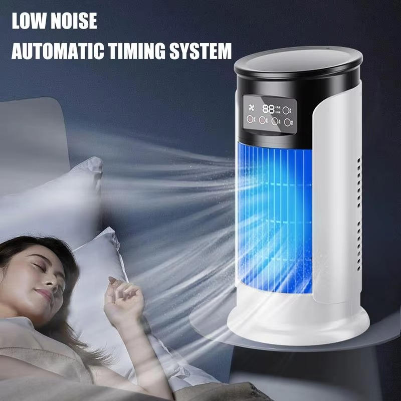 BowLift | Portable Air Conditioner Fan with Timer and 10 oz Water Tank for Quiet Room Cooling