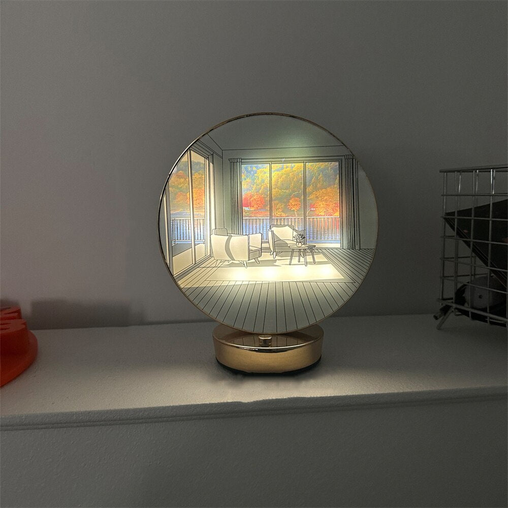 Creative Artistic Orb Painting Table Lamp | Kalsten