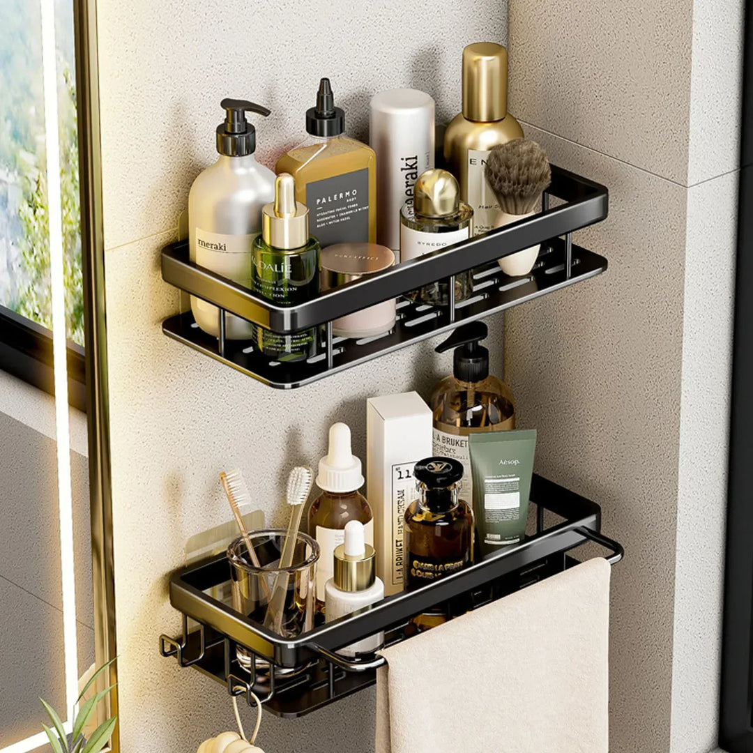 Shower shelf without drilling aluminum | Kalsten