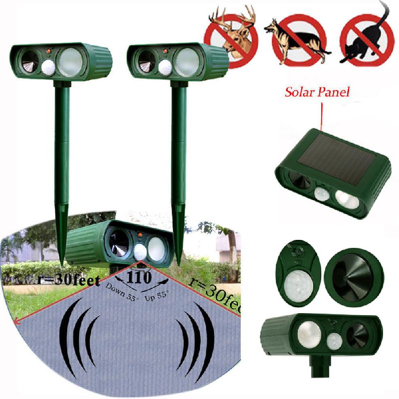 Solar Powered Ultrasonic Animal Repeller | Kalsten