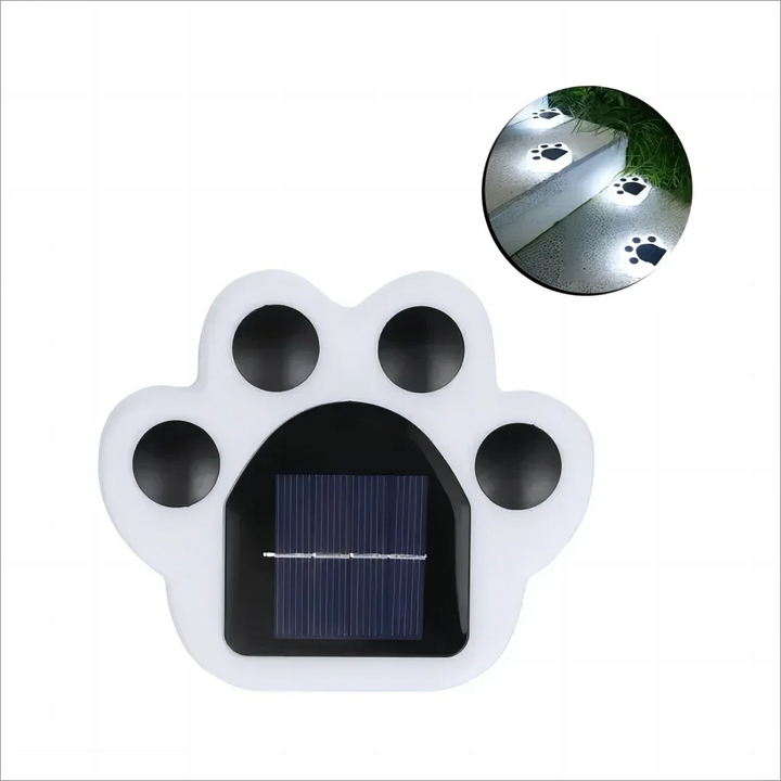 Glowing Paw LED Solar Pathway Outdoor Lights | Kalsten