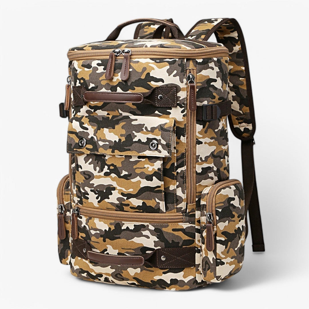 Kalsten | Vintage Canvas Backpack – Stylish & Functional with Laptop Compartment for Everyday & Adventure
