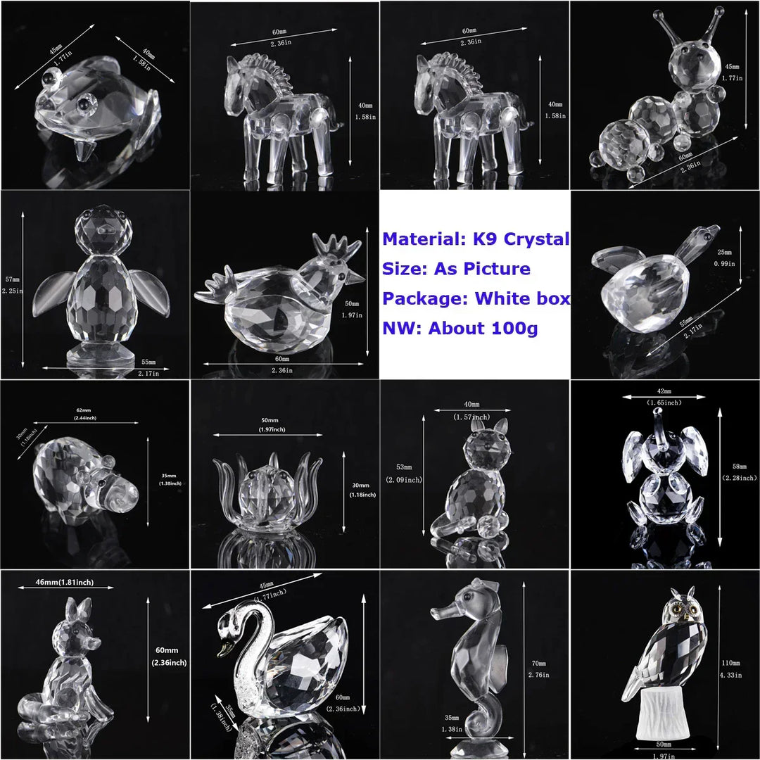 Kalsten | Super cute animal crystal ball figures