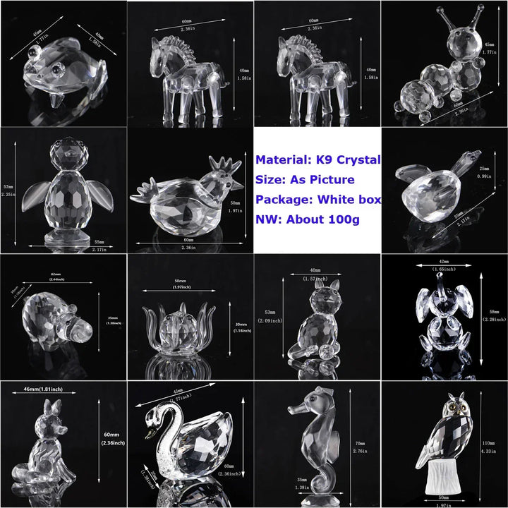 Kalsten | Super cute animal crystal ball figures