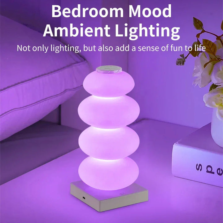 AuraGlow LED table lamp | 16 RGB colors & warm white | Touch dimming | USB operation | 3W | Kalsten
