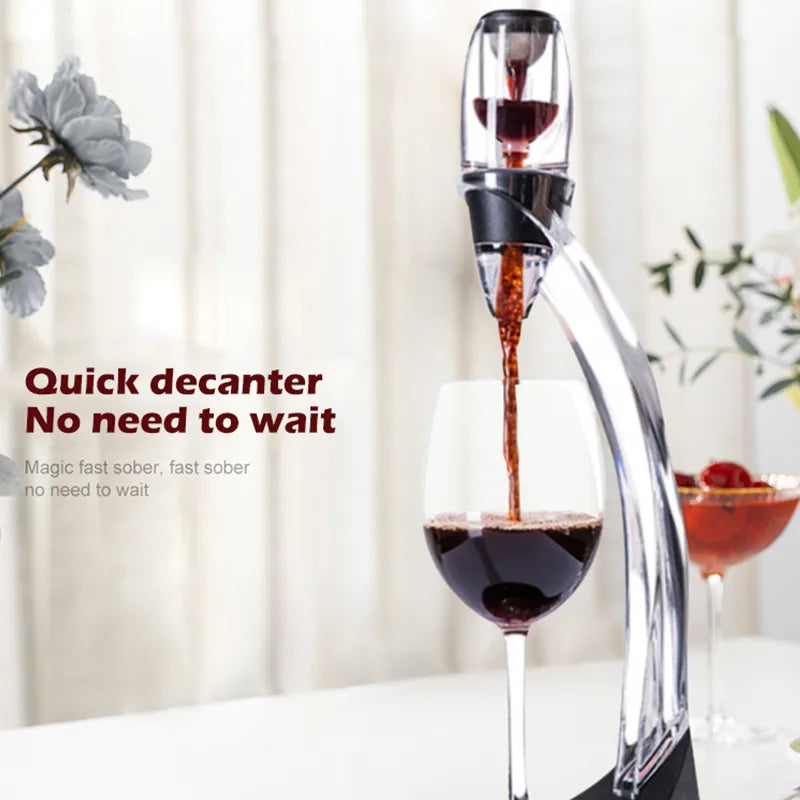 Kalsten | VinaLuxe Wine Aerator with Filter | Instant Full Aroma | Softer Tannins | Modern Design