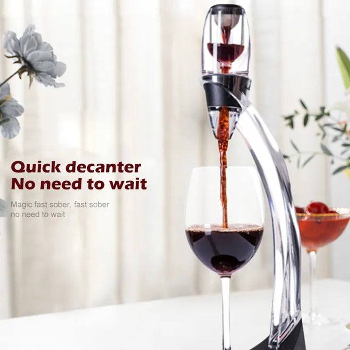 Kalsten | VinaLuxe Wine Aerator with Filter | Instant Full Aroma | Softer Tannins | Modern Design