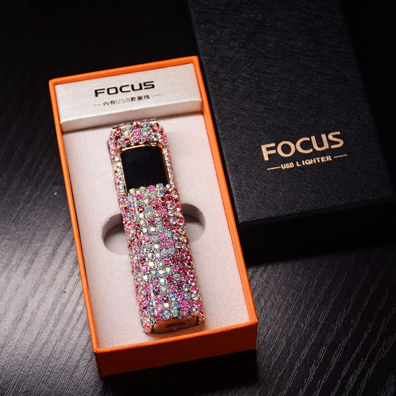 Kalsten | Sparkle Stone Rhinestone Rechargeable Portable Lighter