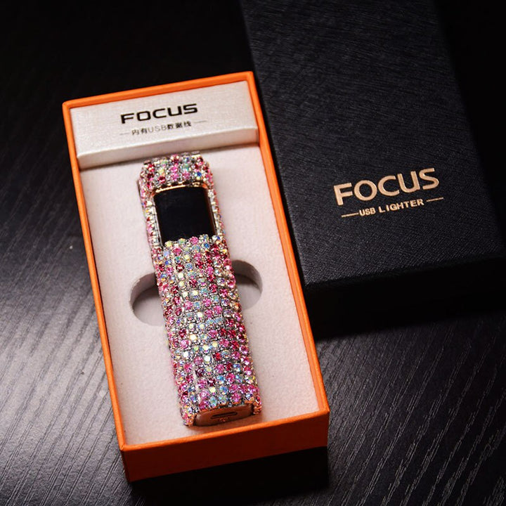 Kalsten | Sparkle Stone Rhinestone Rechargeable Portable Lighter